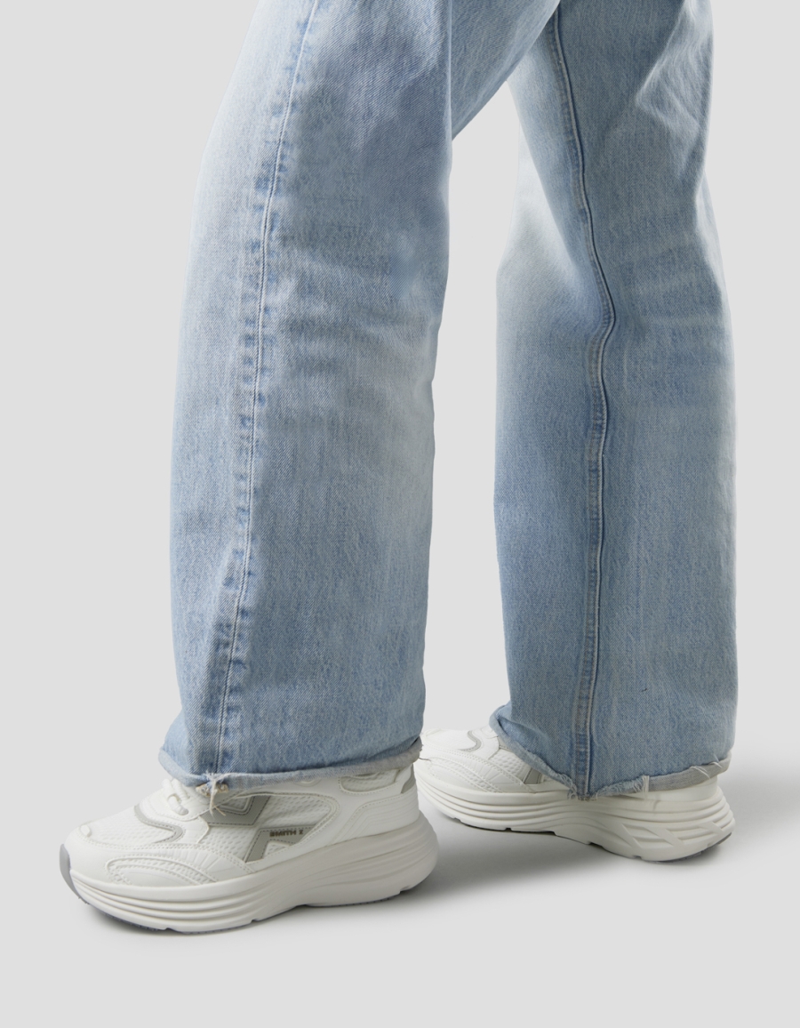 Sneakers Alexander Smith storm woman in white leather and mesh - 2