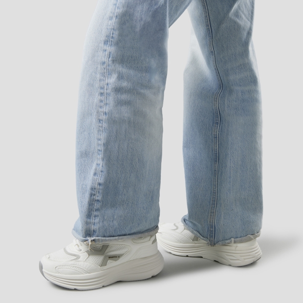 Sneakers Alexander Smith storm woman in white leather and mesh - 2