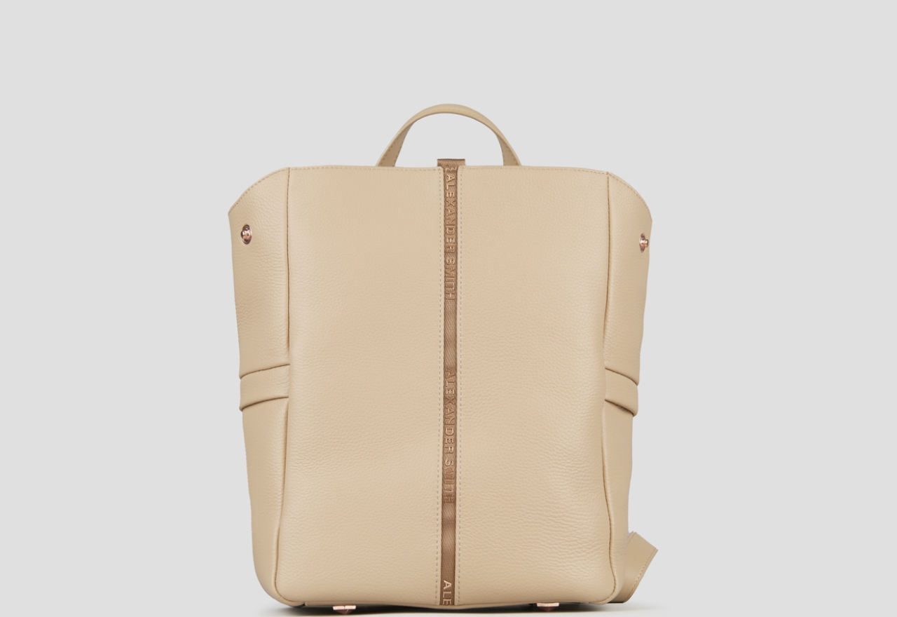 Sneakers Alexander Smith daisy backpack in beige tumbled leather - 1