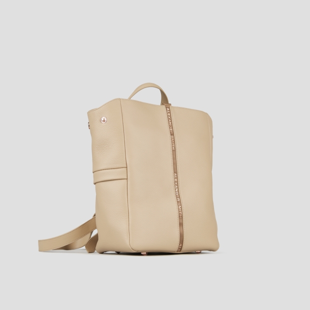 Sneakers Alexander Smith daisy backpack in beige tumbled leather - 3