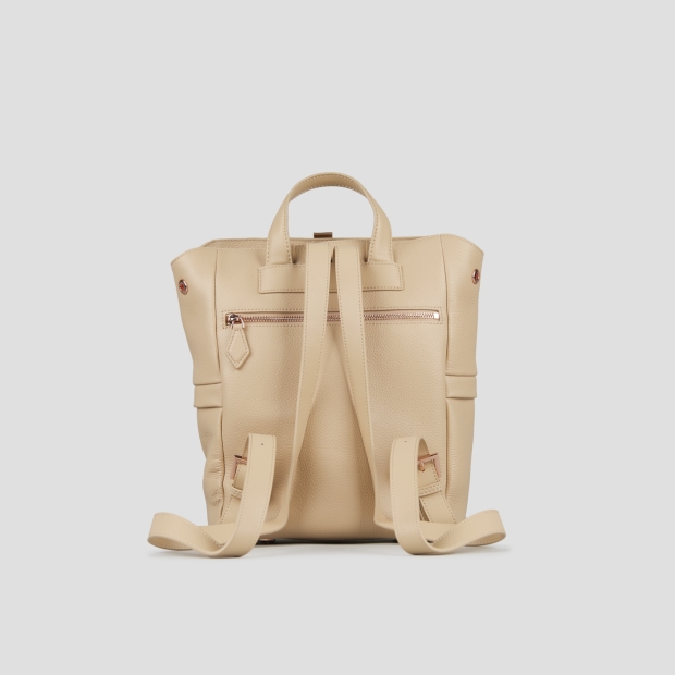 Sneakers Alexander Smith daisy backpack in beige tumbled leather - 4