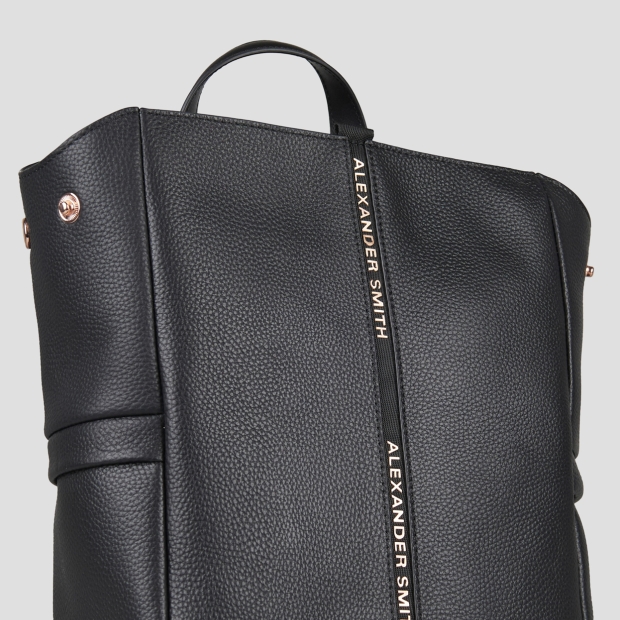 Sneakers Alexander Smith daisy backpack in black tumbled leather - 6