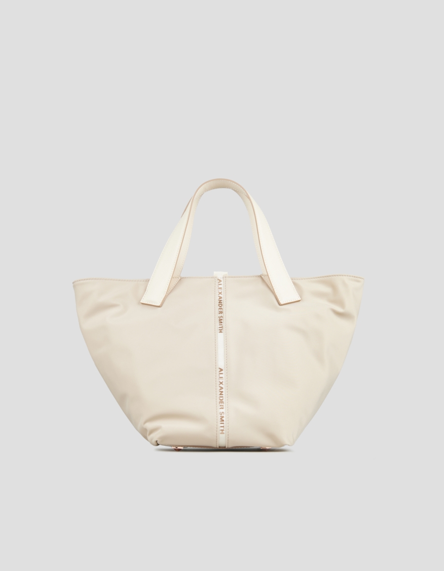 Sneakers Alexander Smith lauren medium handbag with shoulder strap in sand nylon - 1