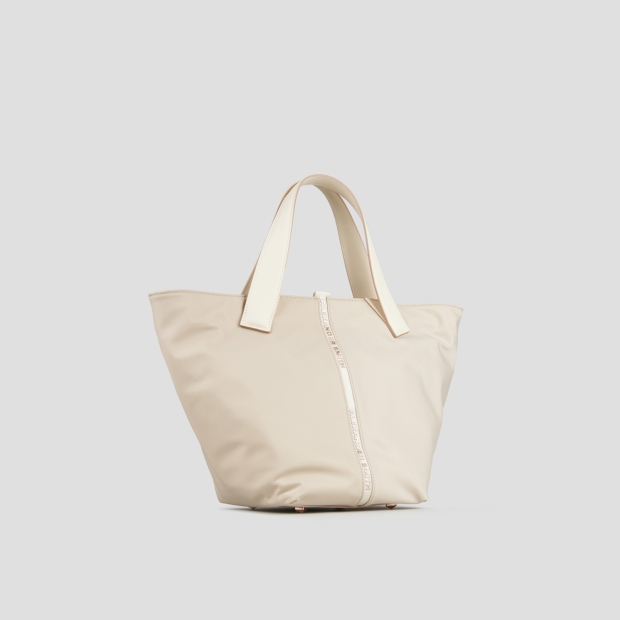 Sneakers Alexander Smith lauren medium handbag with shoulder strap in sand nylon - 3