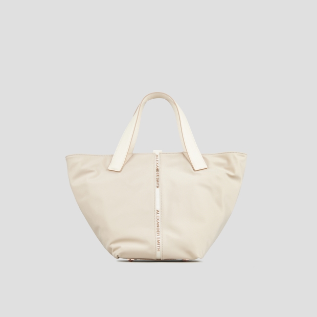 Sneakers Alexander Smith lauren medium handbag with shoulder strap in sand nylon - 4