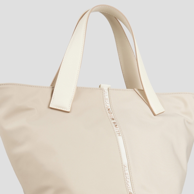 Sneakers Alexander Smith lauren medium handbag with shoulder strap in sand nylon - 6