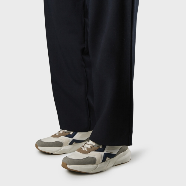 Sneakers Alexander Smith horizon man in white and grey with suede and rip-stop details - 2