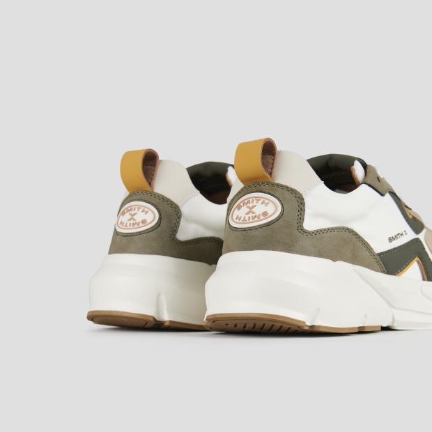 Sneakers Alexander Smith horizon man in with with military green details in suede and nylon - 5