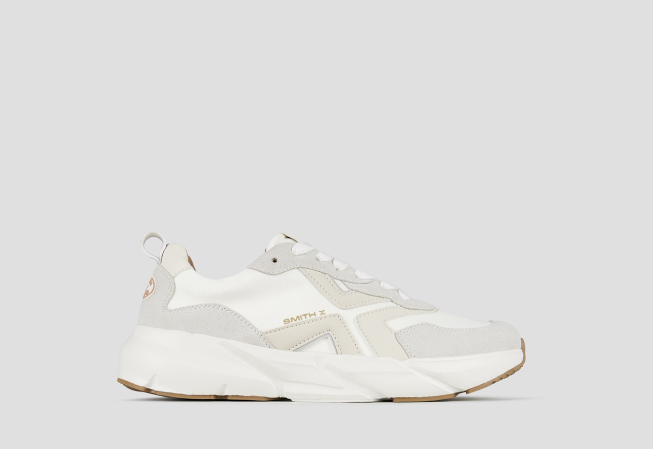 Sneakers Alexander Smith horizon man in white with suede and nylon details - 1