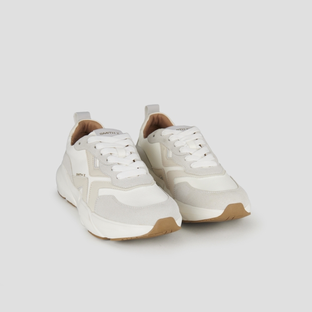 Sneakers Alexander Smith horizon man in white with suede and nylon details - 4