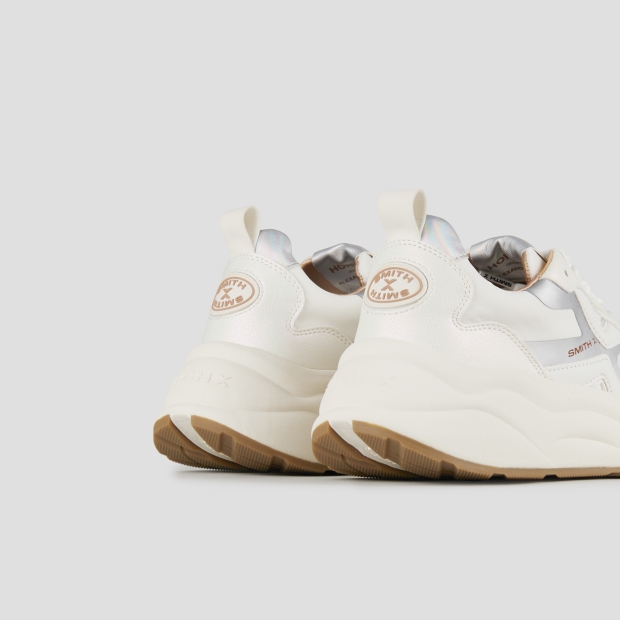 Sneakers Alexander Smith horizon woman in white leather with iridescent details - 5