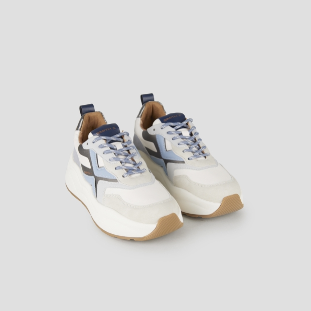 Sneakers Alexander Smith horizon woman in white with beige suede details - 4