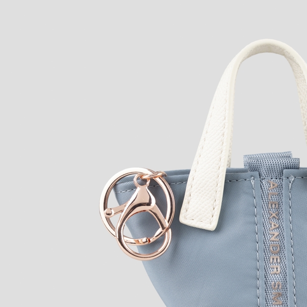 Sneakers Alexander Smith mini lauren in light blue nylon - 5