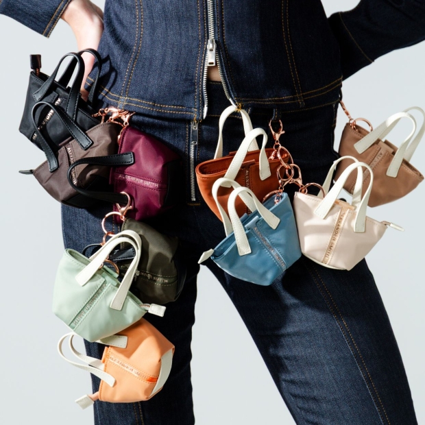 Sneakers Alexander Smith mini lauren in peach nylon - 2