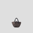 Mini Lauren in dark brown nylon