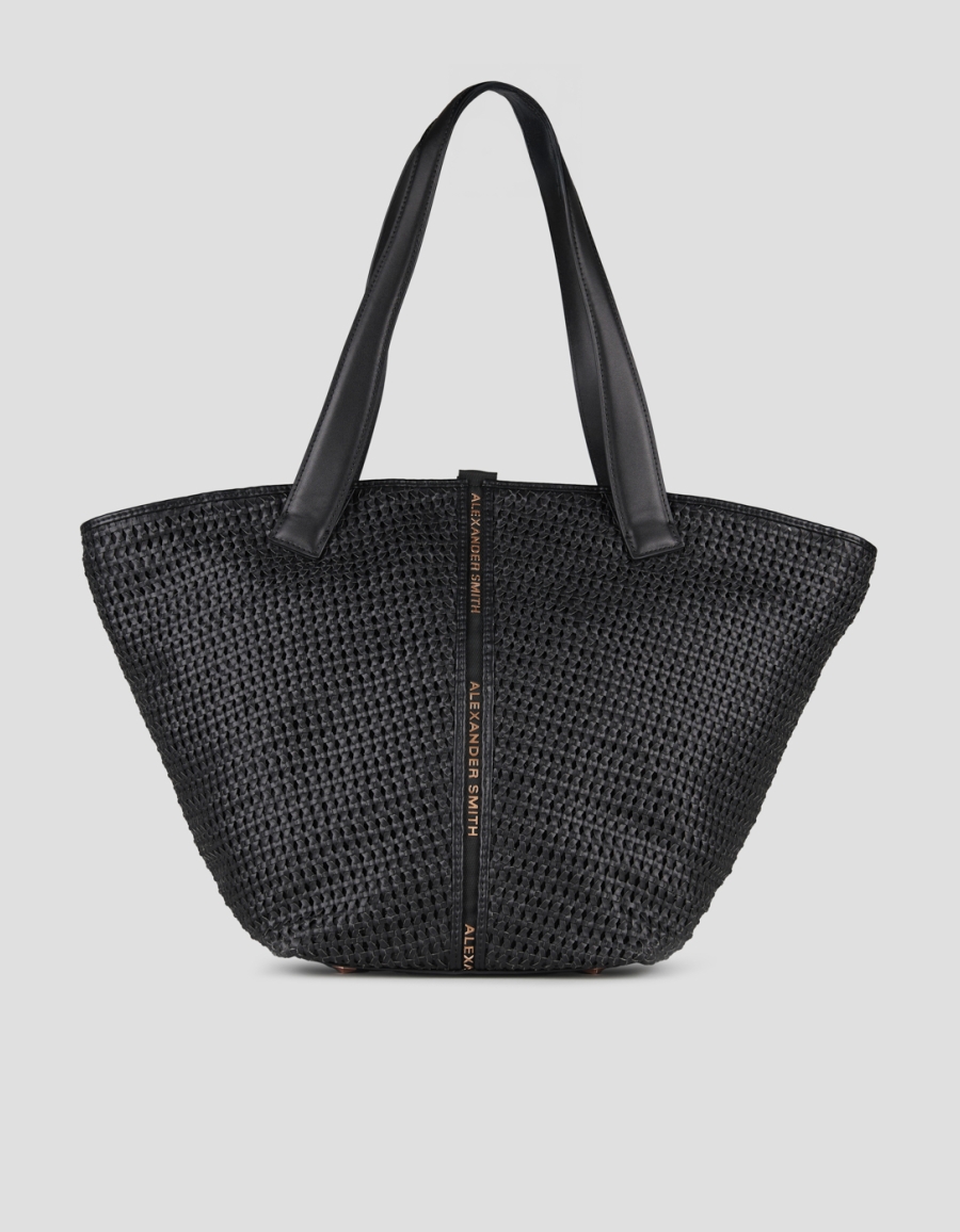 Sneakers Alexander Smith lauren large shoulder bag in black woven - 1