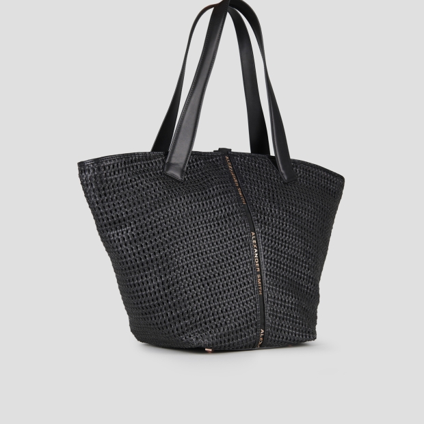 Sneakers Alexander Smith lauren large shoulder bag in black woven - 3