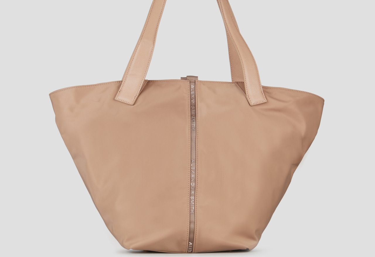 Sneakers Alexander Smith lauren large shoulder bag in camel nylon - 1