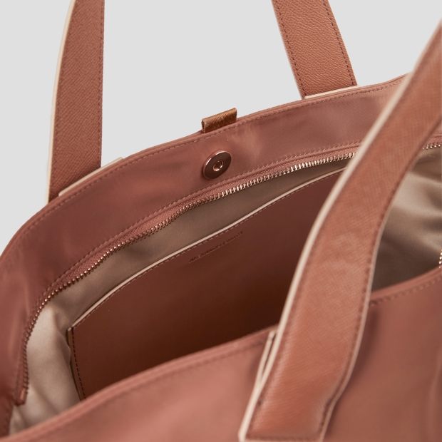 Sneakers Alexander Smith lauren medium handbag with shoulder strap in rust nylon - 5