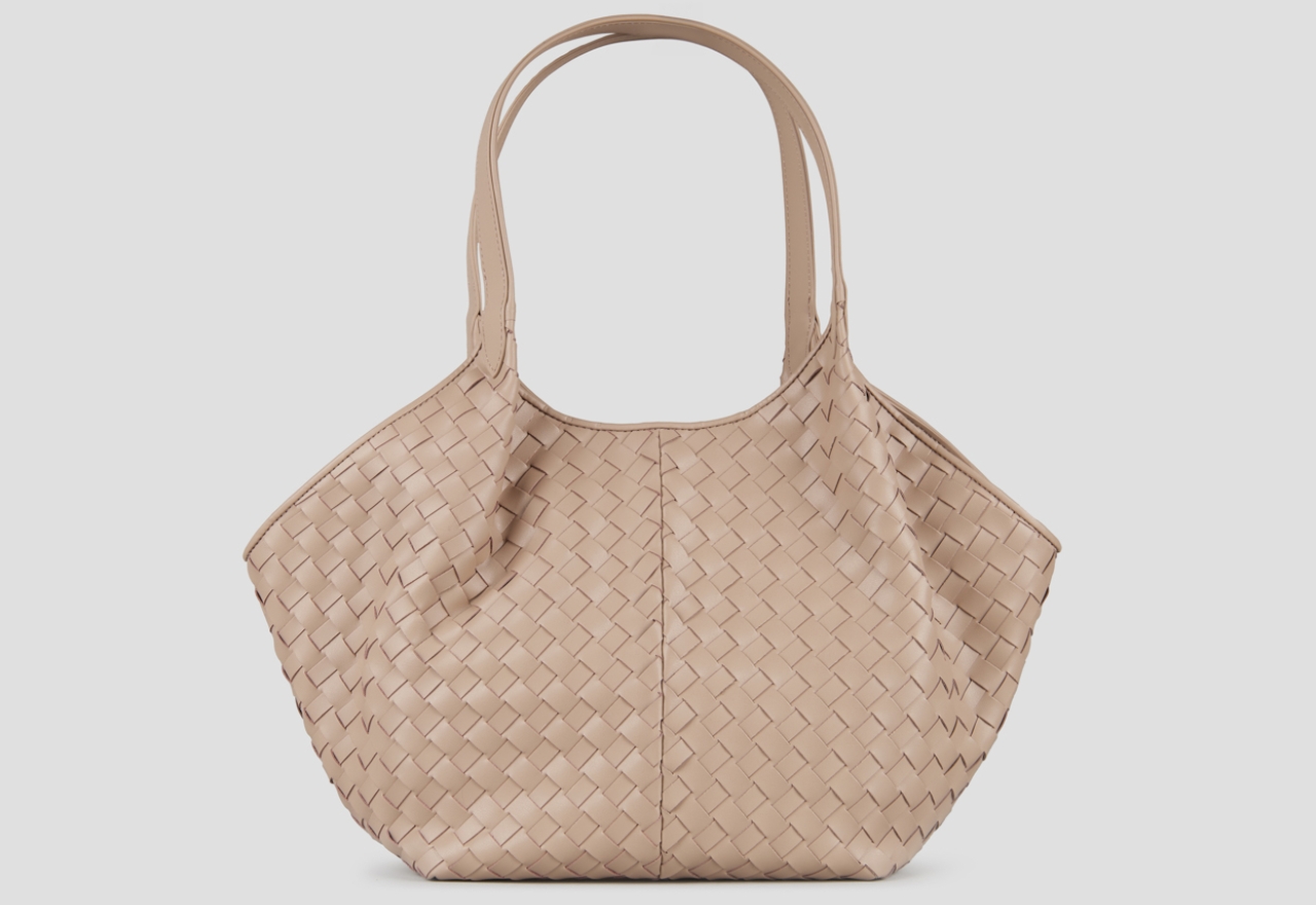 Sneakers Alexander Smith rachel medium shoulder bag in camel woven leather - 1