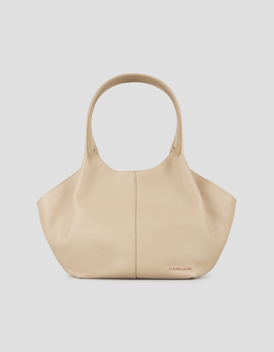 Sneakers Alexander Smith rachel medium shoulder bag in camel tumbled leather - 1