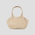 Rachel Medium shoulder bag in camel tumbled leather