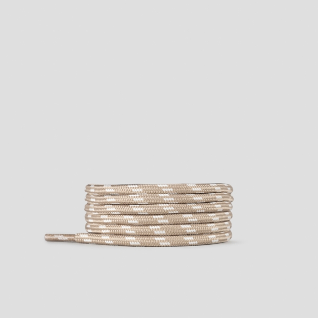 Sneakers Alexander Smith nude round lace with white stripes for women - 1