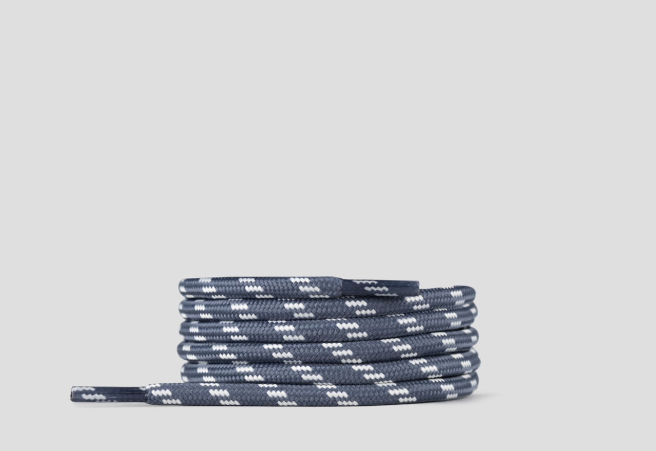 Sneakers Alexander Smith light blue round lace with white stripes for women - 1