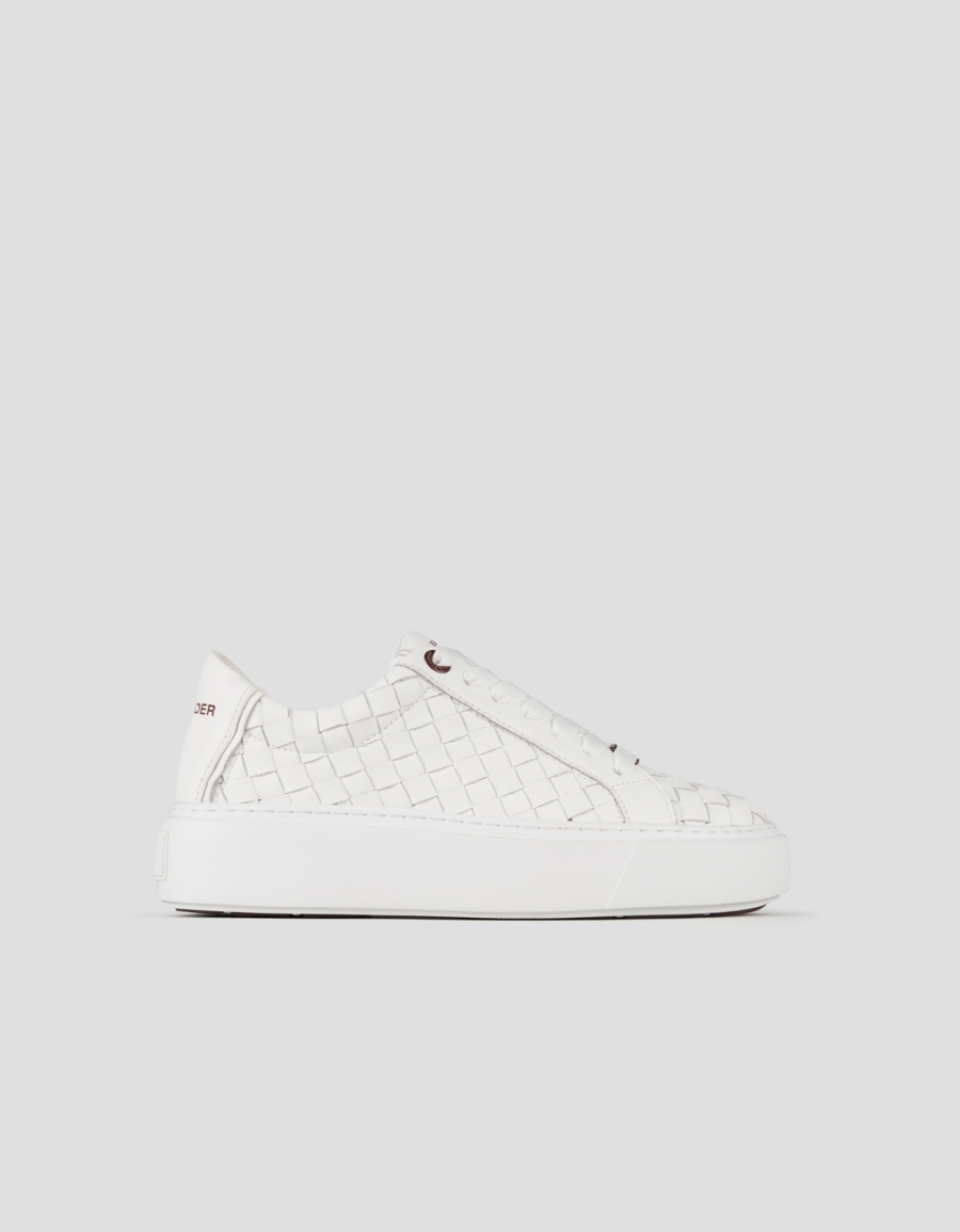Sneakers Alexander Smith london woman in white woven leather - 1