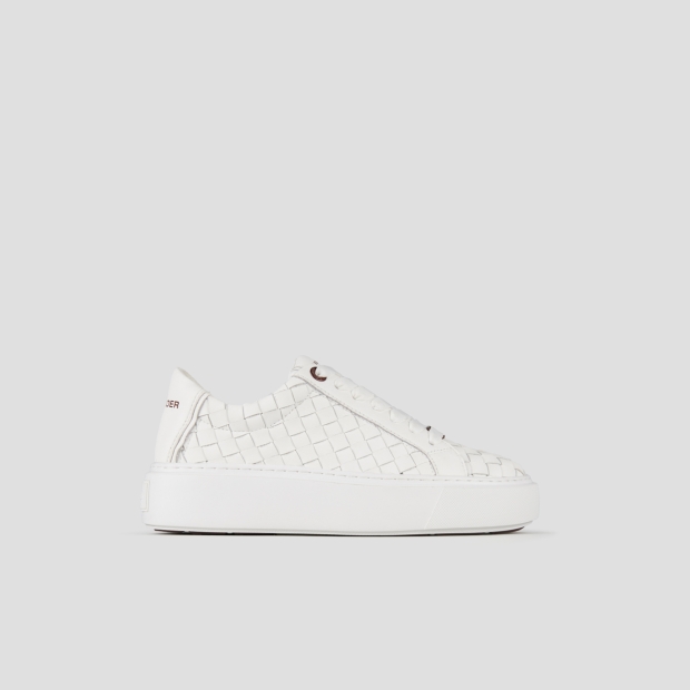 Sneakers Alexander Smith london woman in white woven leather - 1