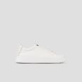 London Man in white leather and woven leather back