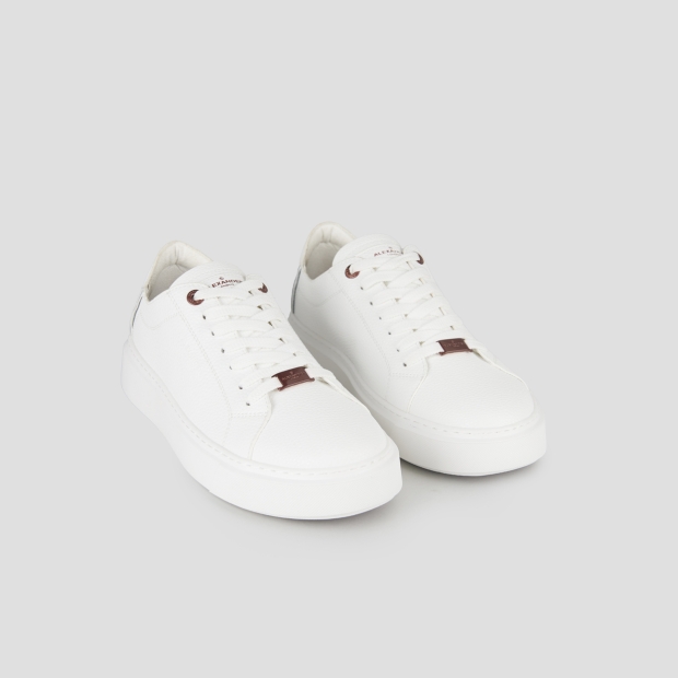 Sneakers Alexander Smith london man deconstructed in white tumbled leather - 4