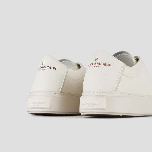 Sneakers Alexander Smith london man deconstructed in beige tumbled leather and sole - 5