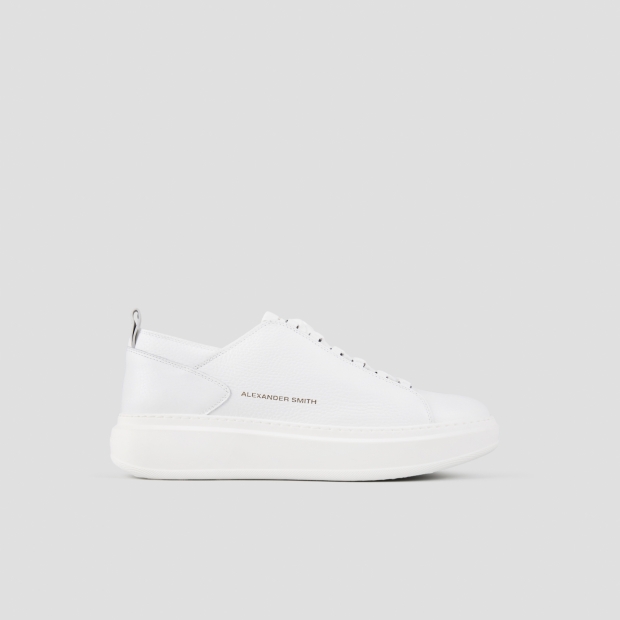 Sneakers Alexander Smith wembley man deconstructed in white tumbled leather - 1