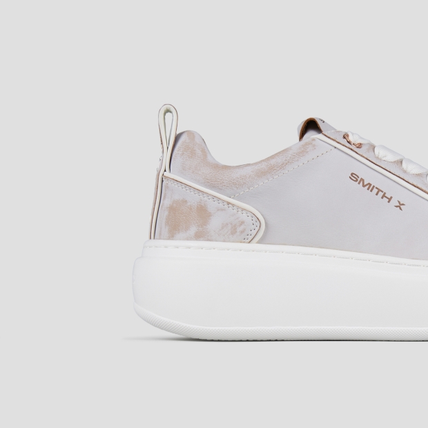 Sneakers Alexander Smith stone woman in bleached white and beige - 3