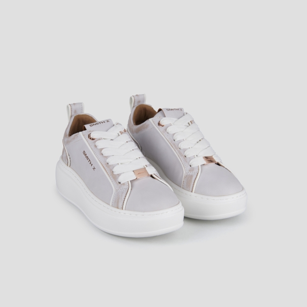 Sneakers Alexander Smith stone woman in bleached white and beige - 4