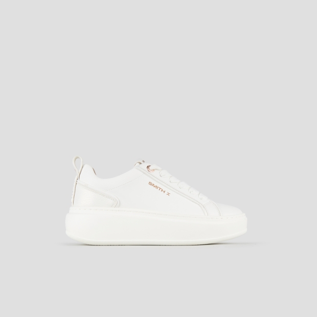 Sneakers Alexander Smith stone woman in white with pearly back - 1