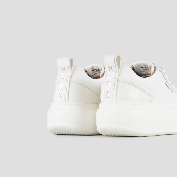 Sneakers Alexander Smith stone woman in white with pearly back - 4