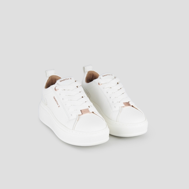 Sneakers Alexander Smith stone woman in white with pearly back - 5