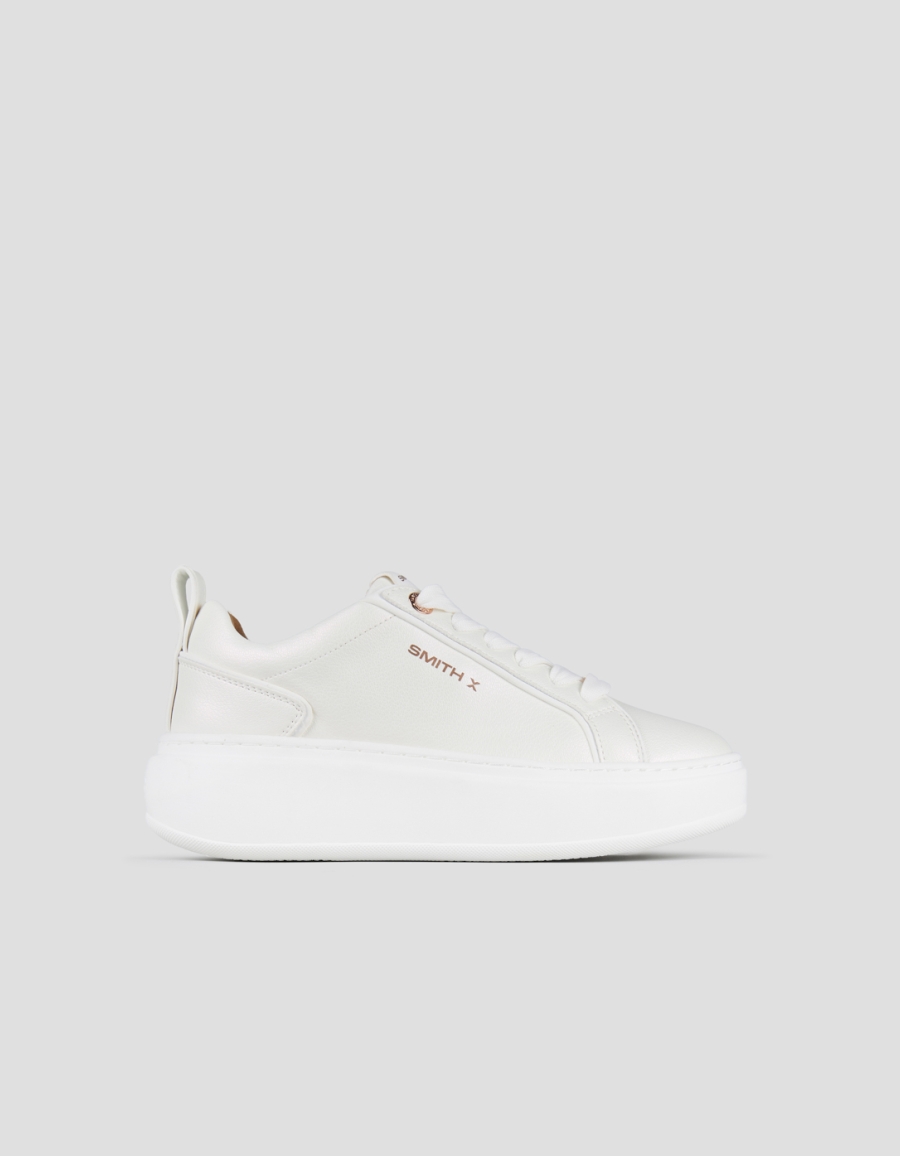 Sneakers Alexander Smith stone woman in white pearly tumbled - 1