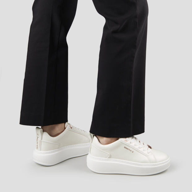 Sneakers Alexander Smith stone woman in white pearly tumbled - 2