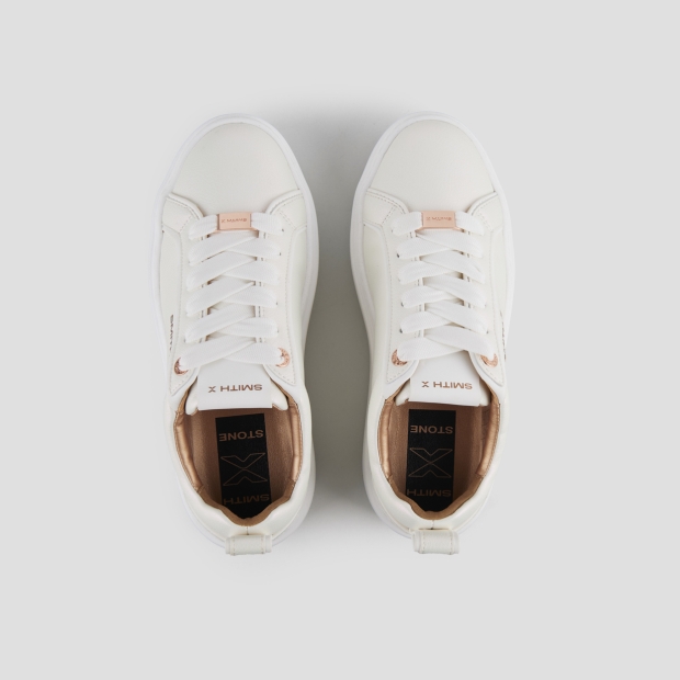 Sneakers Alexander Smith stone woman in white pearly tumbled - 6