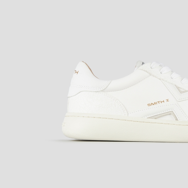 Sneakers Alexander Smith ocean man in white leather and cracklè details - 3