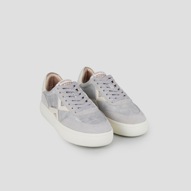 Sneakers Alexander Smith ocean woman in silver dusty laminated - 4
