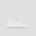 London Man in white woven leather