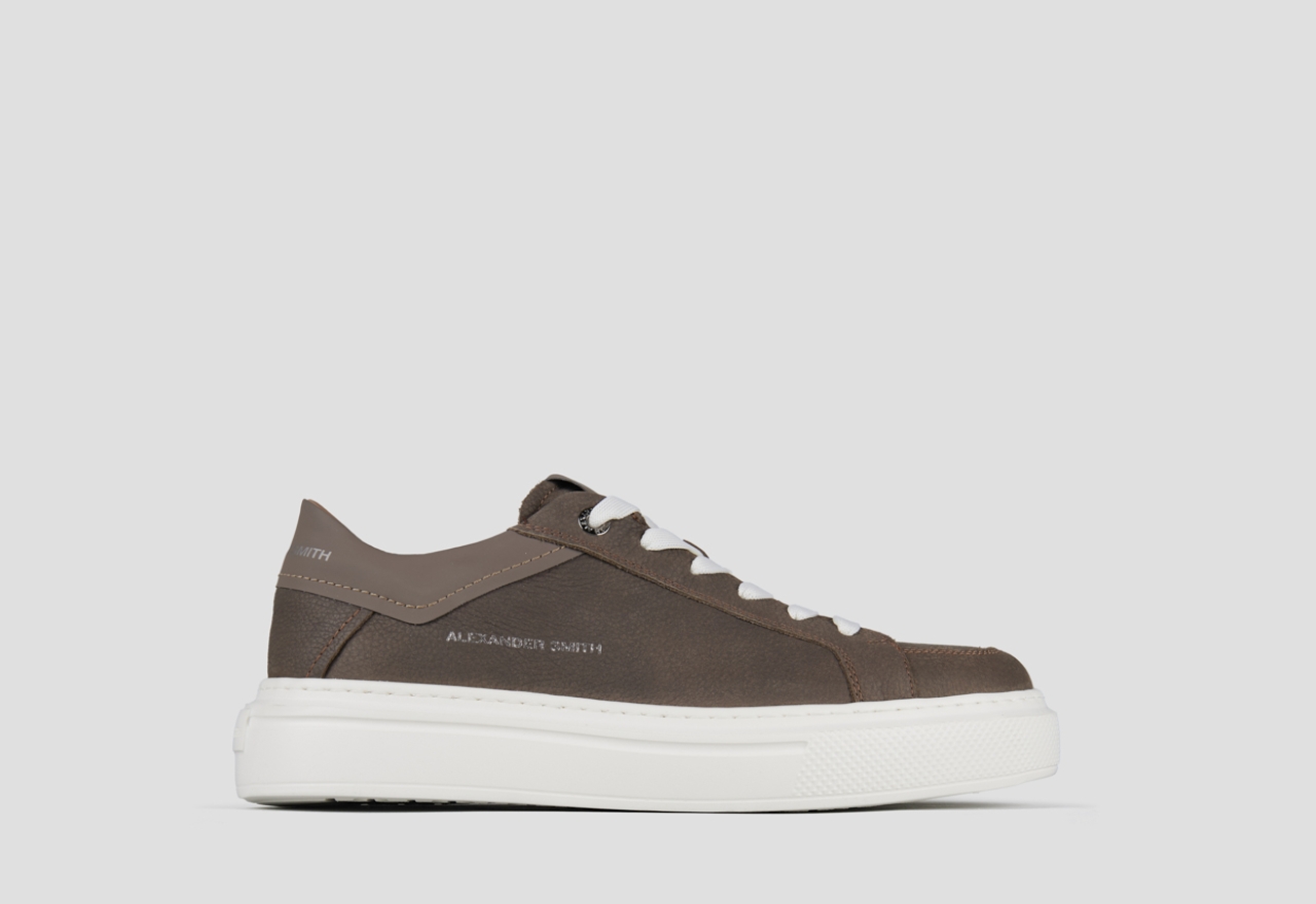 Sneakers Alexander Smith regent man in grey goat leather and suede - 1
