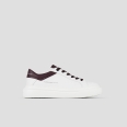 Regent Man in white goat leather and burgundy details