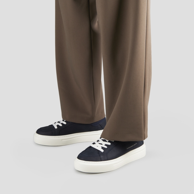 Sneakers Alexander Smith regent man in blue goat leather and suede - 2