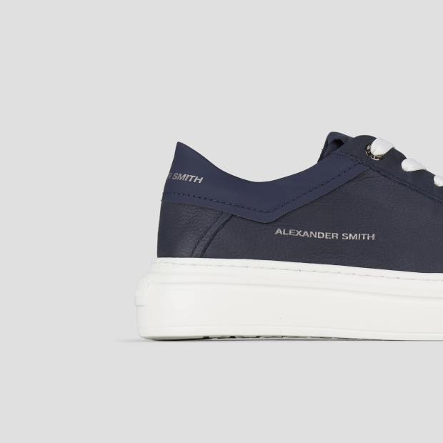 Sneakers Alexander Smith regent man in blue goat leather and suede - 3