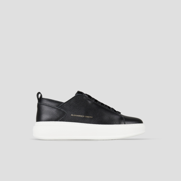 Sneakers Alexander Smith wembley man deconstructed in black tumbled leather - 1